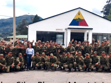 Construyendo fuentes de buena energía con el Batallón Silva Plazas 