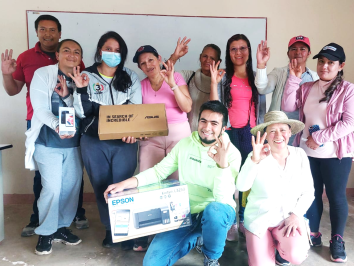EBSA entrega computadores a Juntas de Acción Comunal de municipios en donde se construyó proyecto eléctrico 