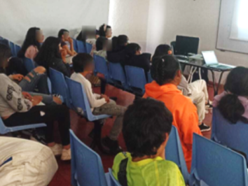 EBSA ilumina con conocimiento a los niños del amparo de Tunja
