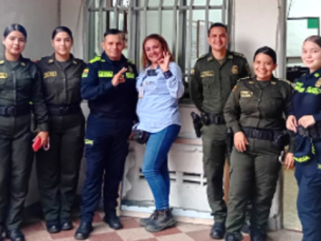 Alianza estratégica con la Policía Nacional en la Vereda El Marfil de Puerto Boyacá